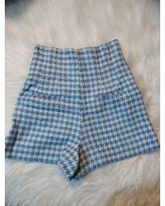 pantaloncini pied de poule Zara