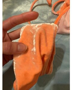 costume da bagno effetto velluto