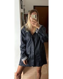 Impermeabile cerato blu Petit Bateau tg L